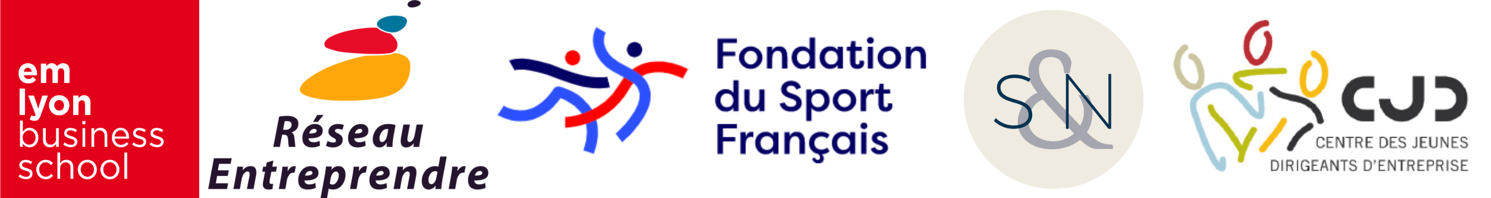 EM Lyon Réseau Entreprendre Fondation du sport Français Simone & Nelson CJD